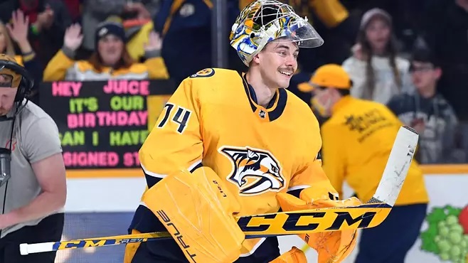 Juuse Saros pääsi ehdolle vuoden NHL-maalivahdiksi￼