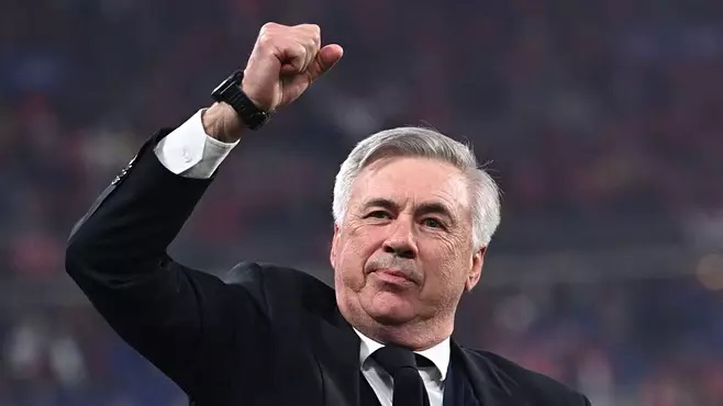 Real Madridin Carlo Ancelotti Brasiliaan