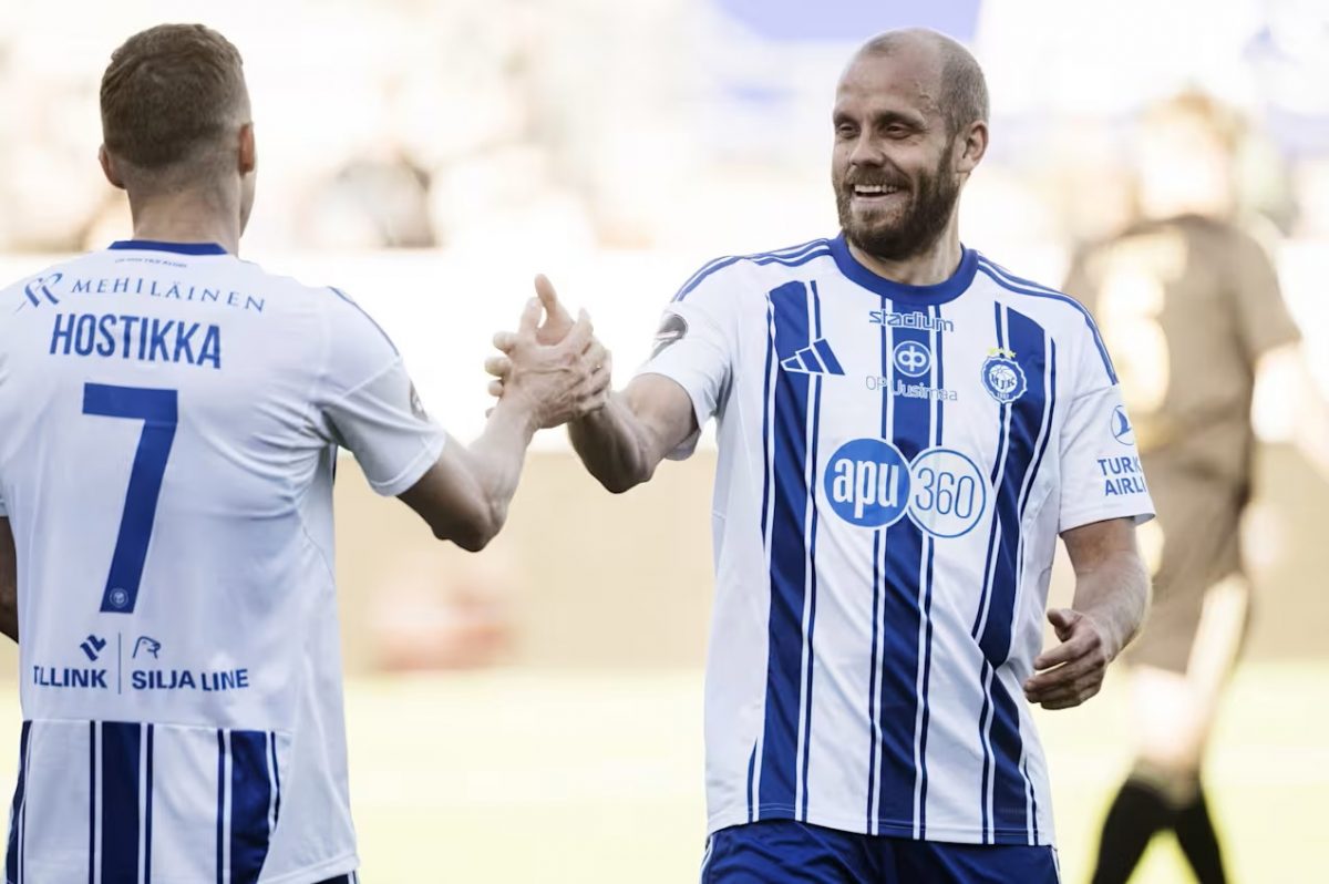 HJK:lle kolmas perättäinen voitto
